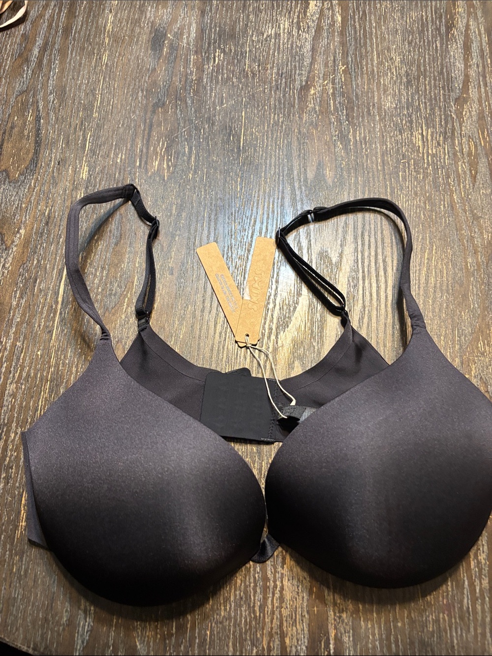 SKIMS Smooth ultimate super push up bra size 36D onyx NWT bra